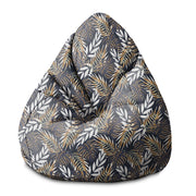 Puf Pearshape Zlaté listy-S-Oxford
