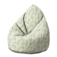 Sedací vak Pearshape Svetlozelené listy