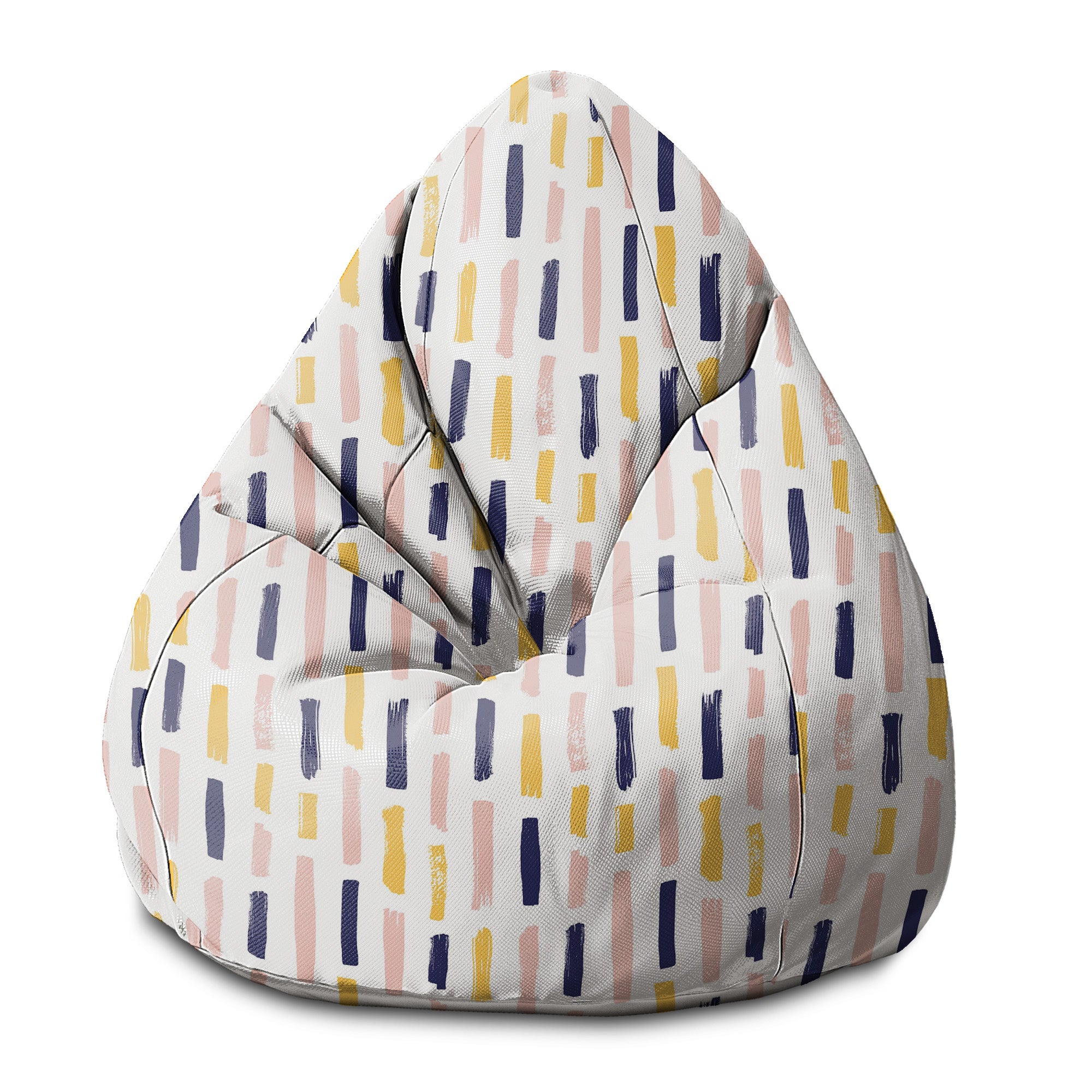 Puf Pearshape Moderné ťahy štetcom