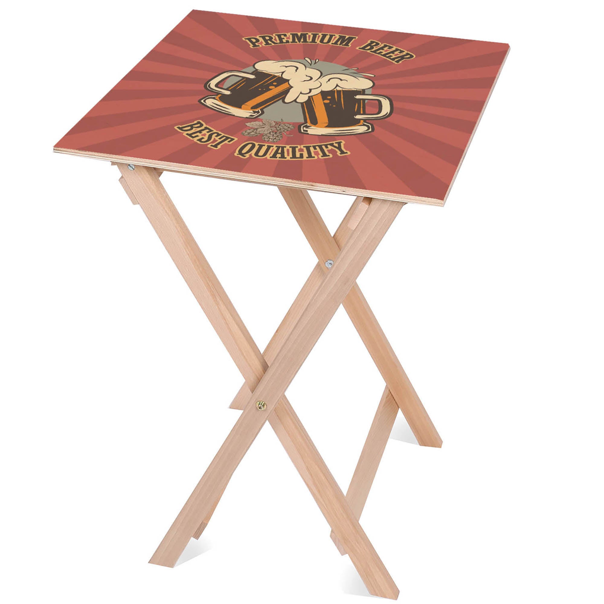 Drevený stolík Premium Beer-30x40 CM