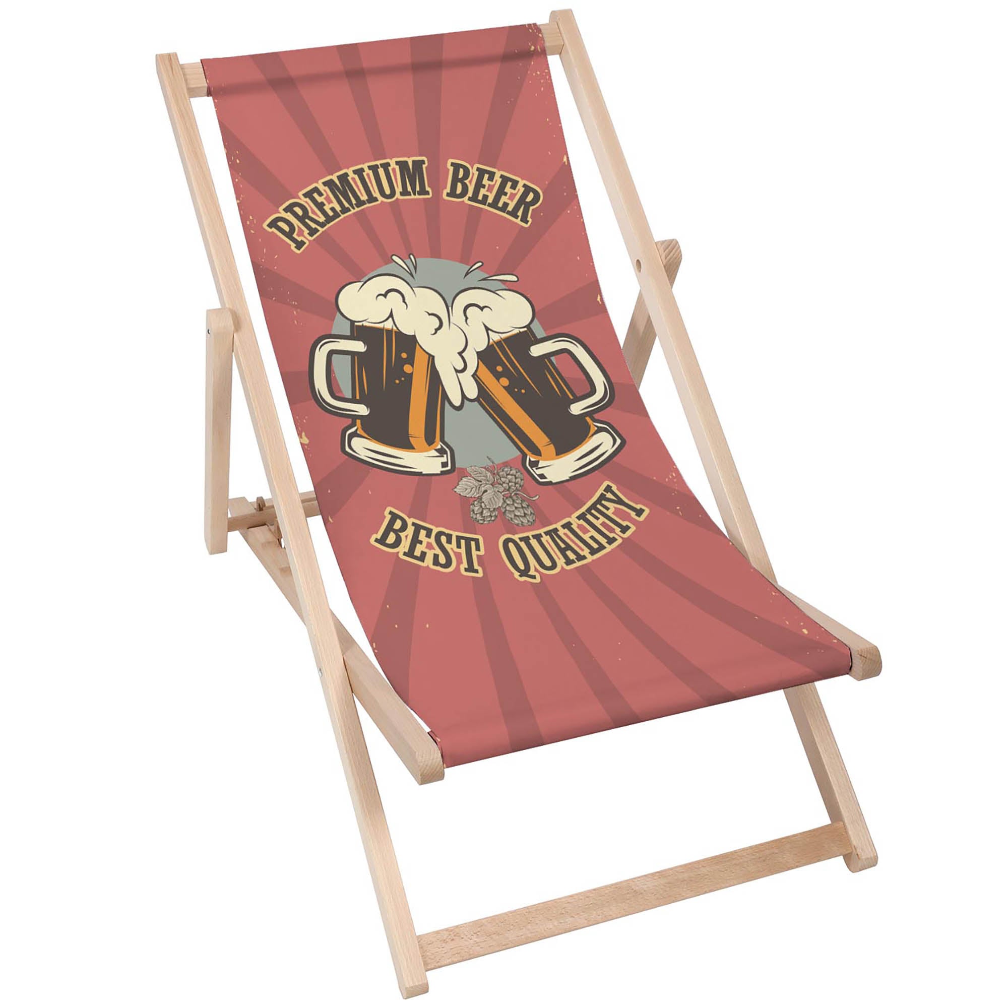 Drevený stolík Premium Beer-50x50 CM