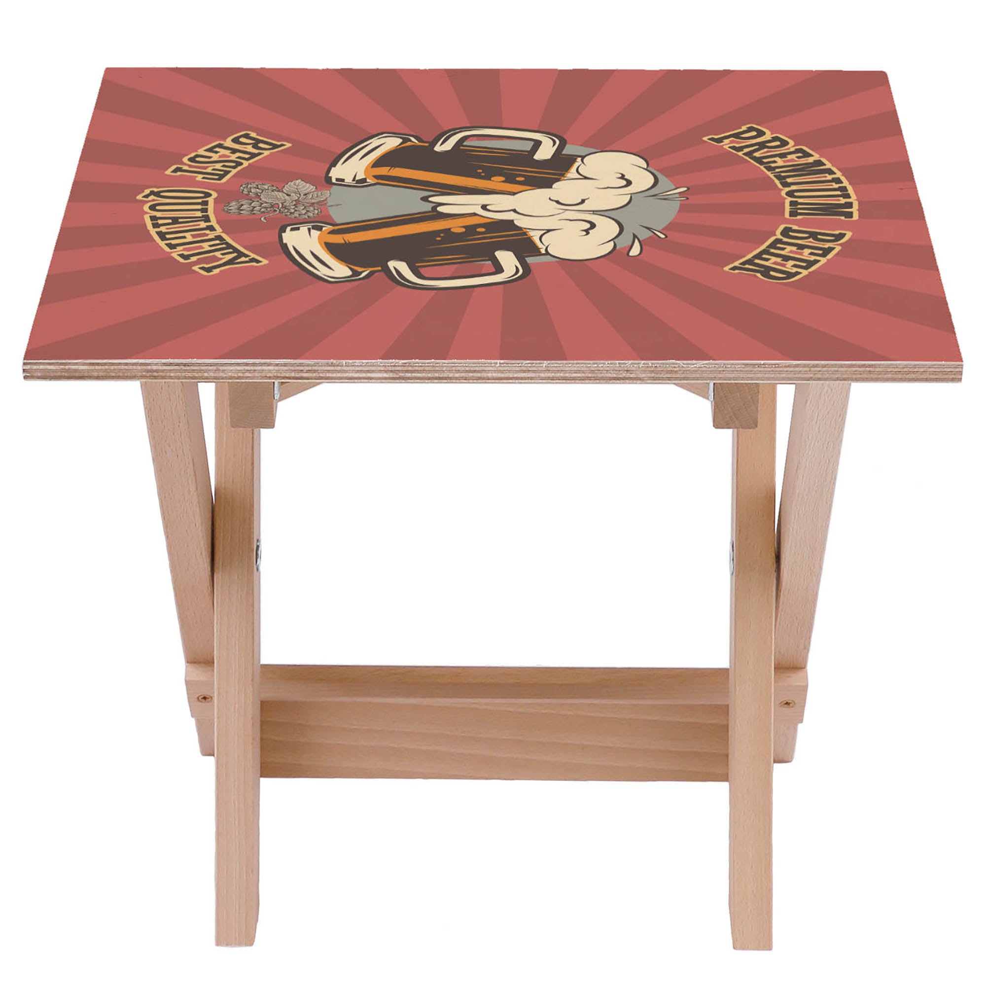 Drevený stolík Premium Beer-30x40 CM