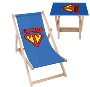 Set Liegestuhl und Tisch Superpapa