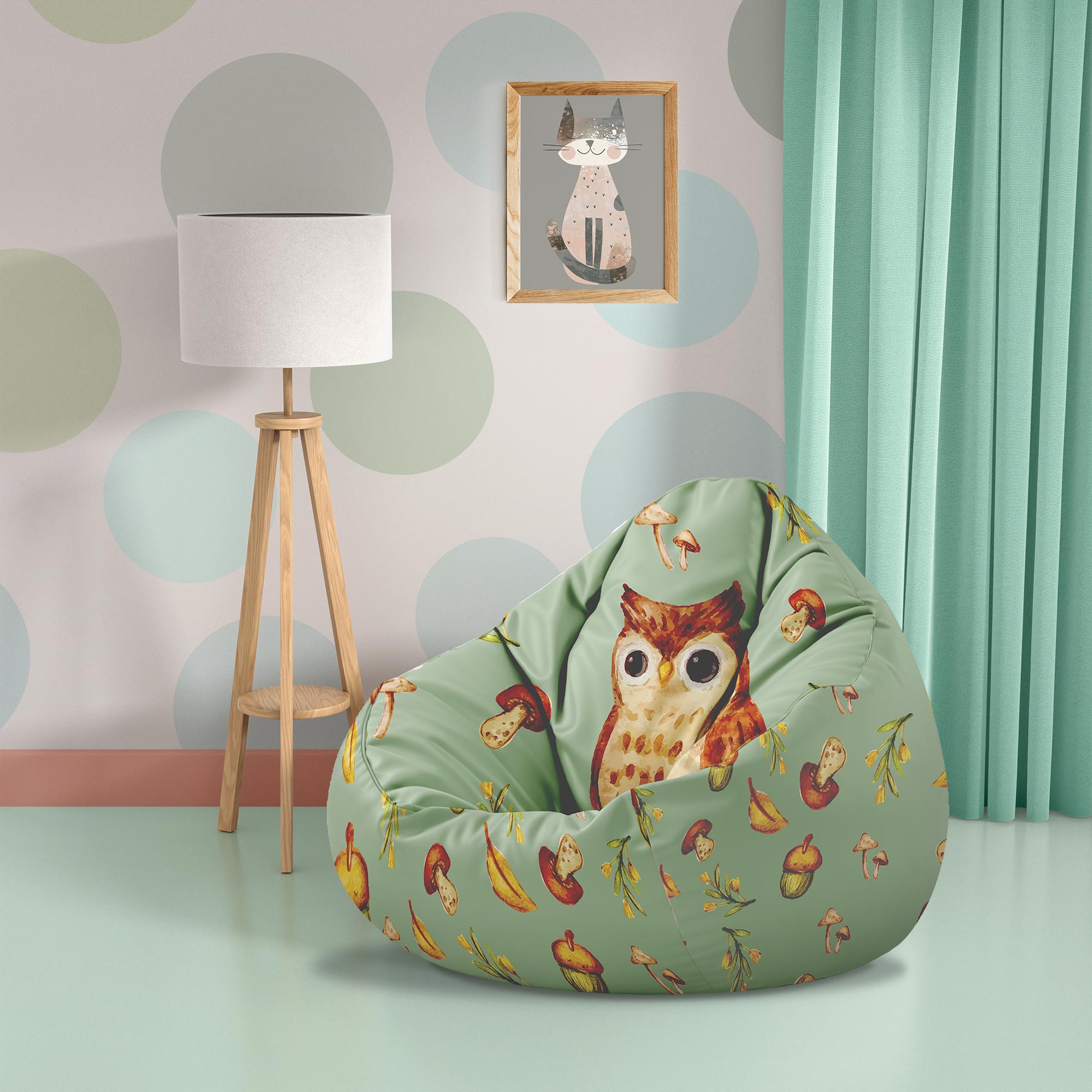 Puf Paradise Autumn Owl-M