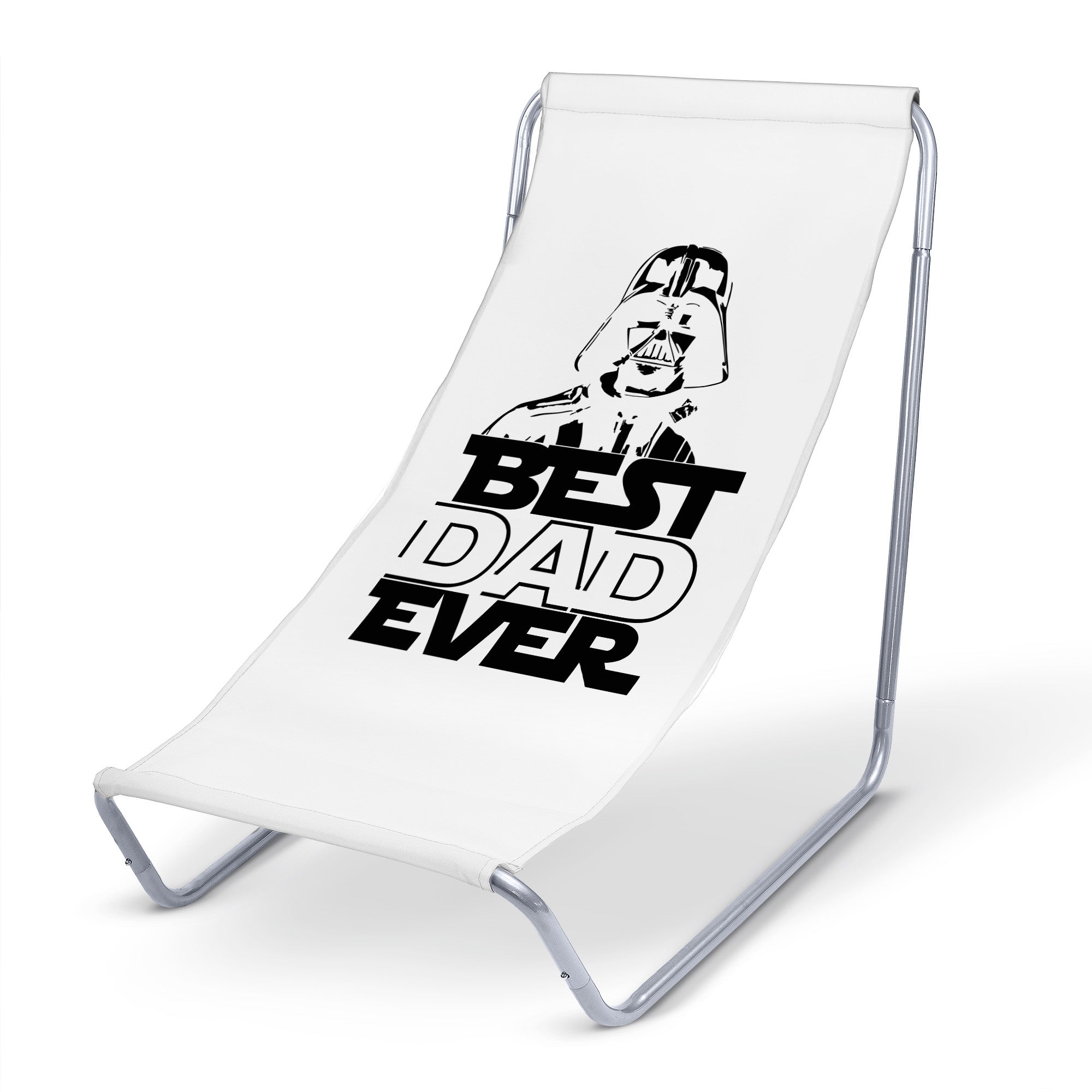 Kovové ležadlo Best Dad Ever White