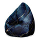 Puf Pearshape Černá Mystery-M-Velvet