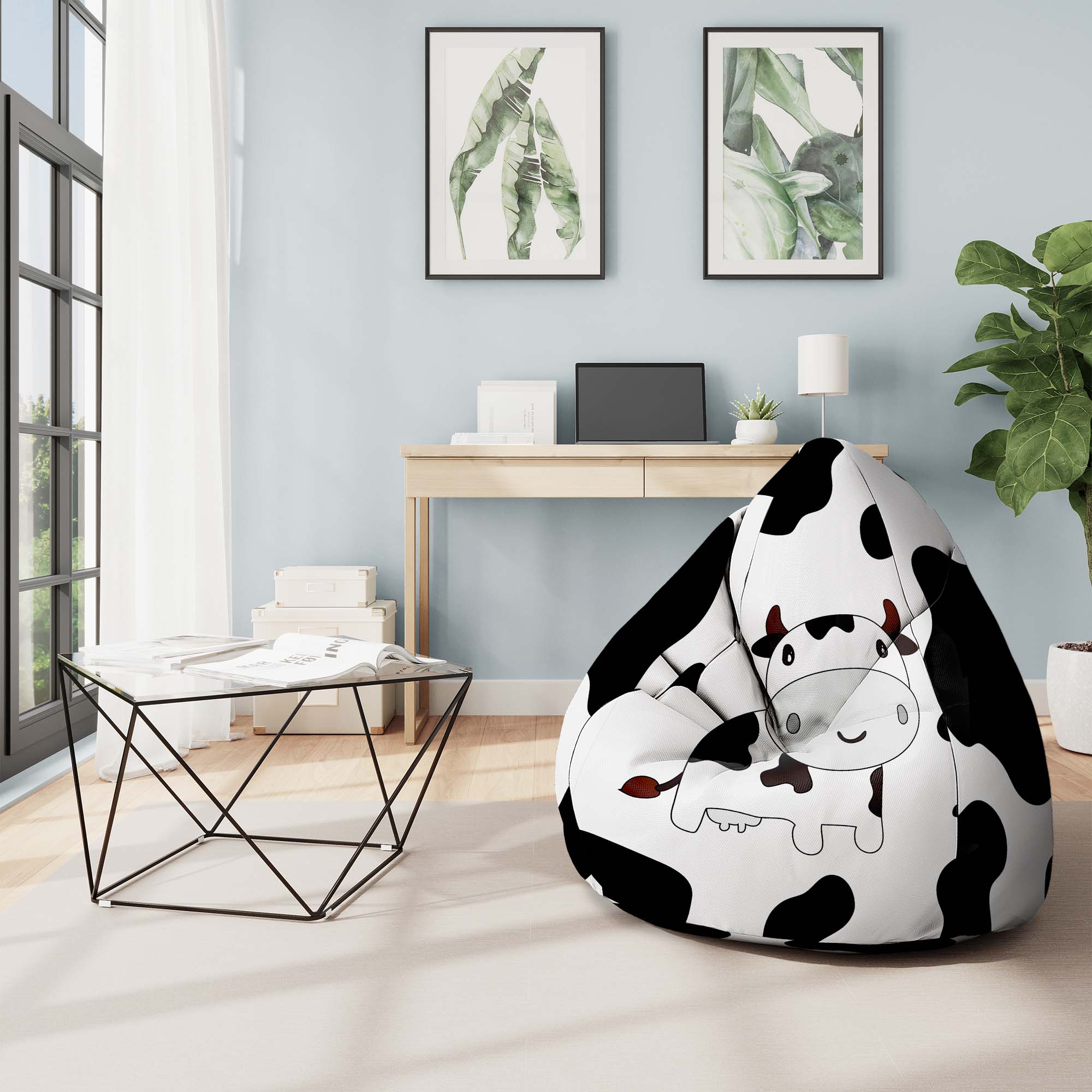 Puf Pearshape Bobby Moo-M