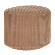 Round pouf footstool Lincoln Brown Bear-M