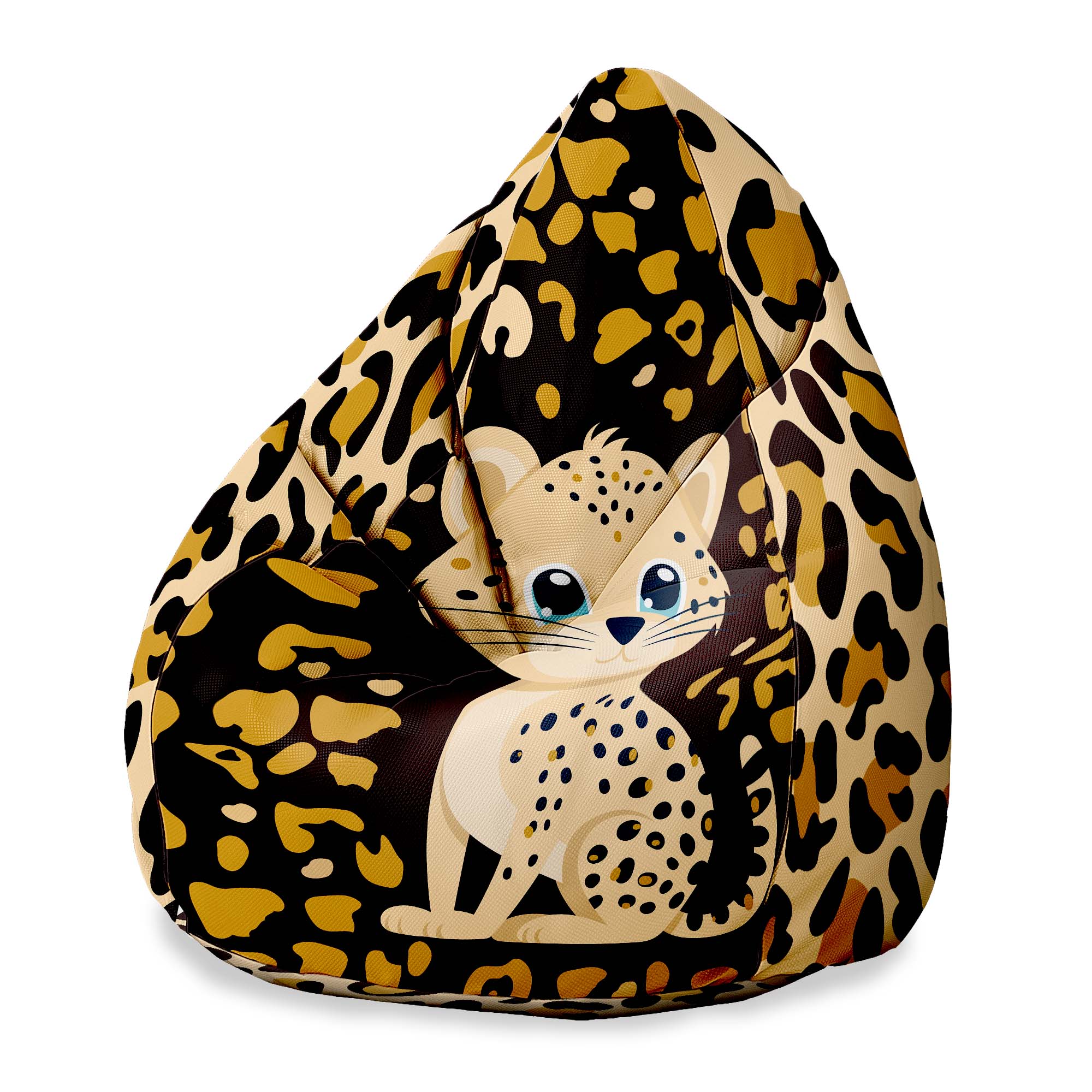 Puf Pearshape Cheetoo-S