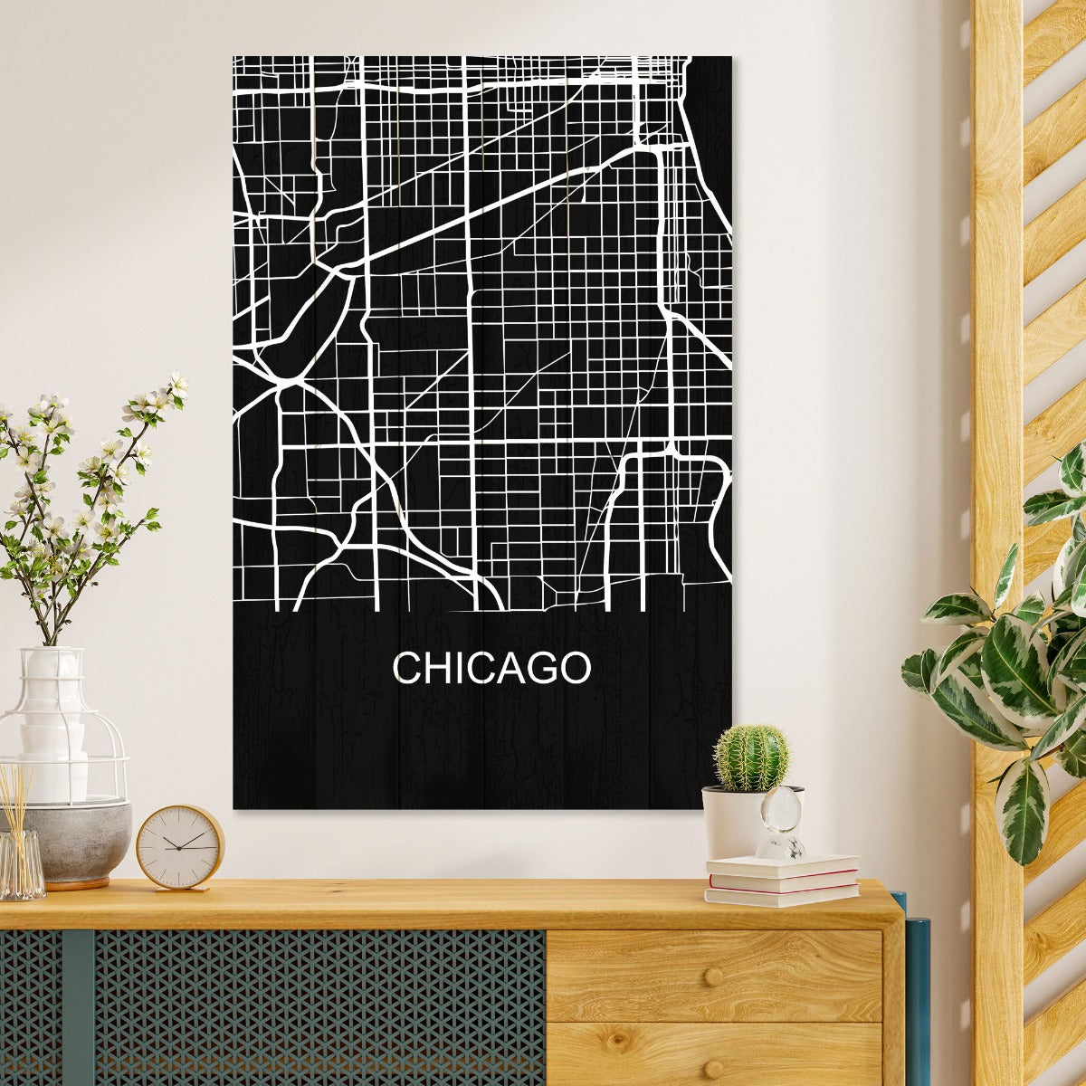Obraz Drevo Chicago-20x30 cm