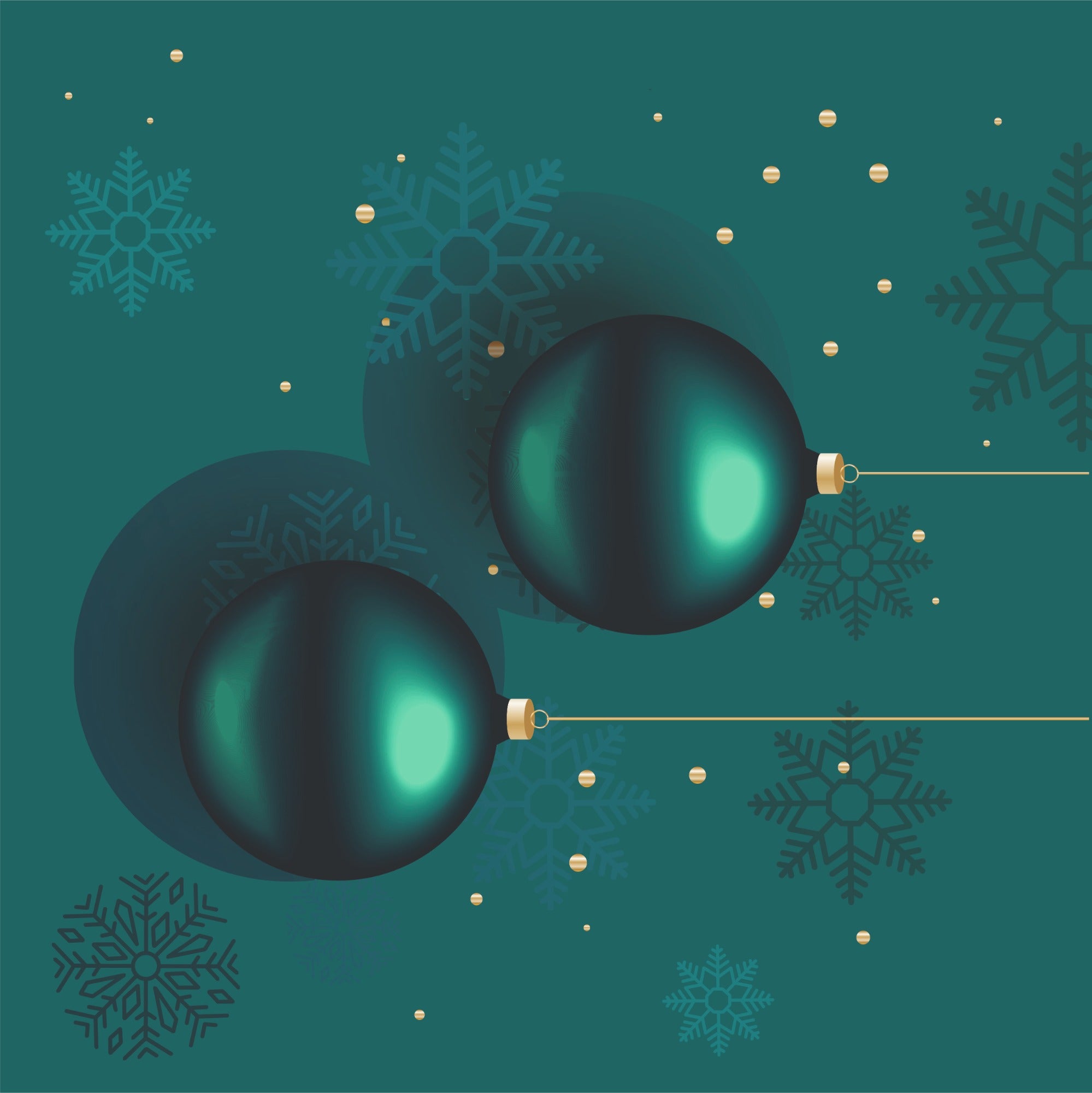 Kissen Christmas Gold Balls