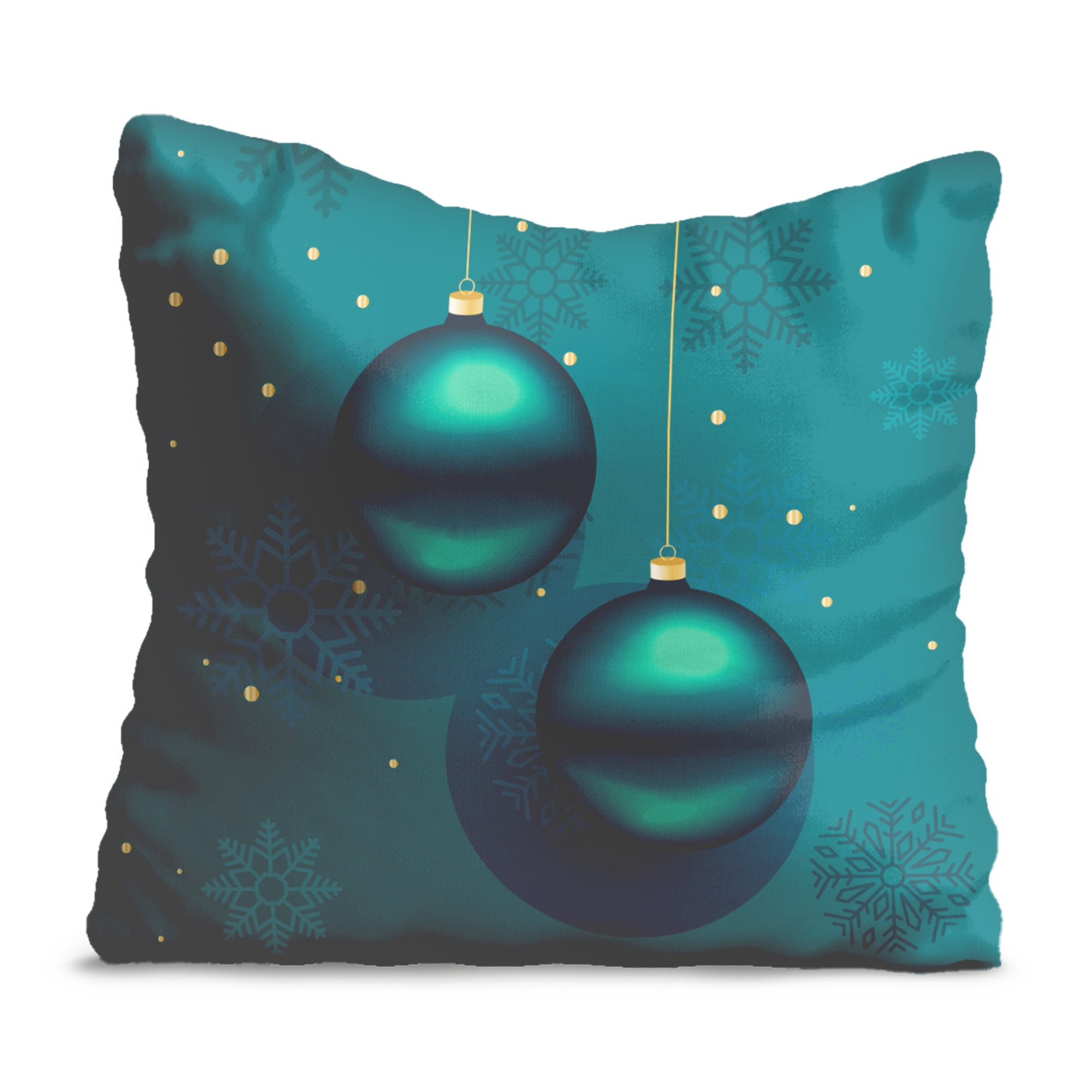 Poduszka Christmas Gold Balls-Oxford
