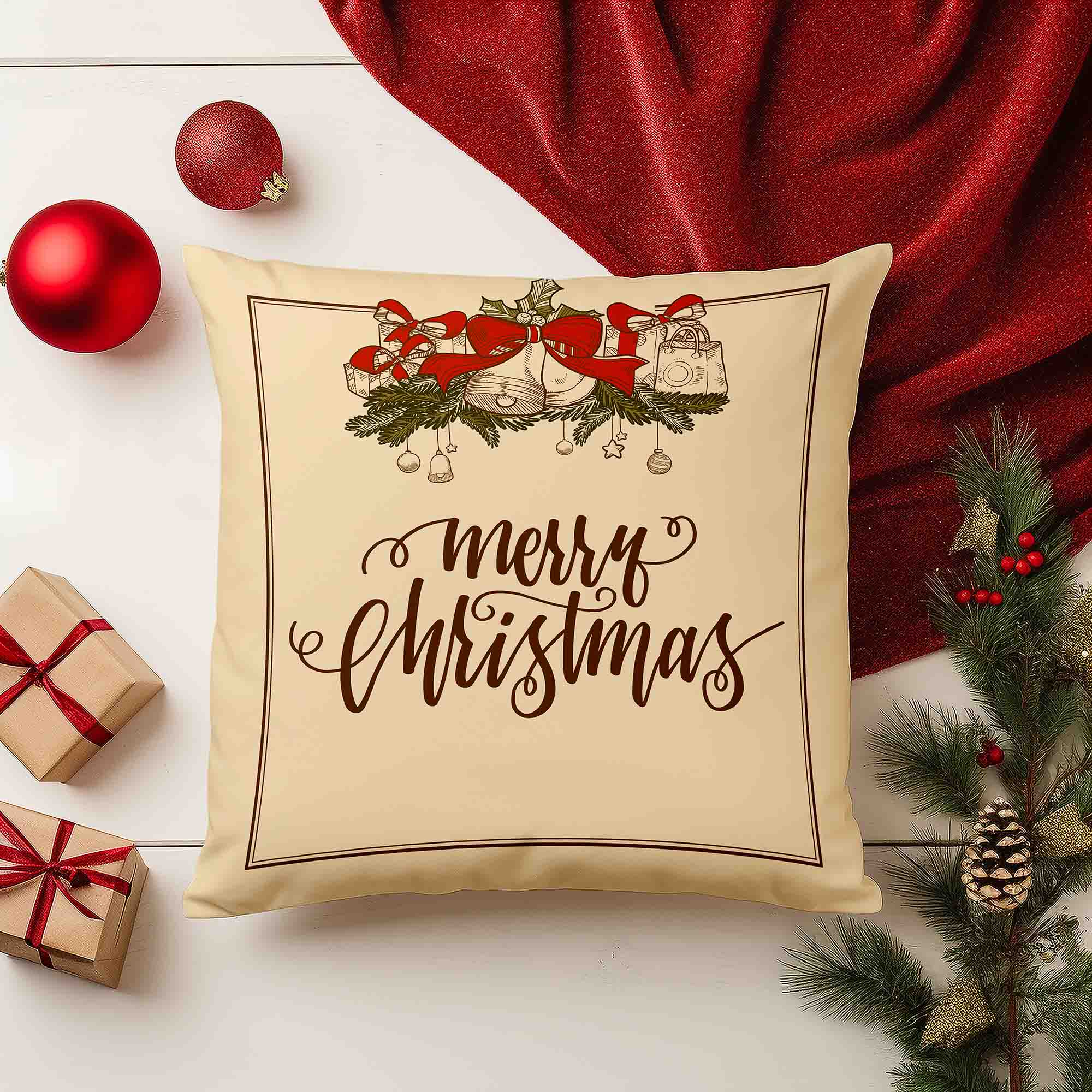 Vankúš Christmas Mistleto