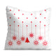 Christmas Red Balls Pillow-Velvet