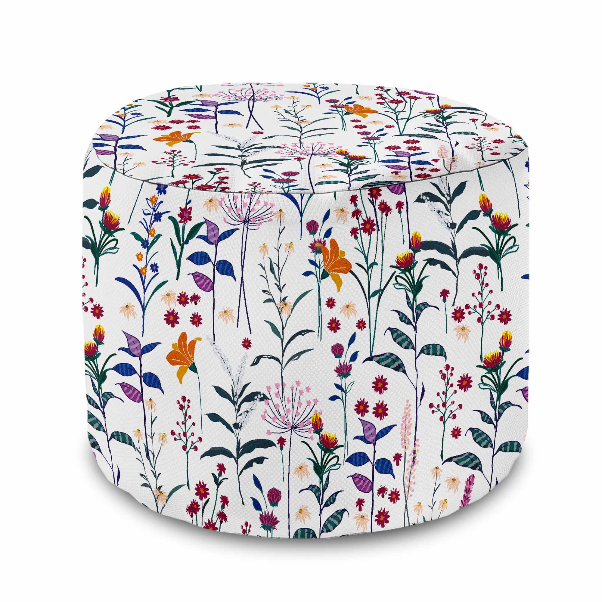Puf okrągły podnóżek Color Meadow-Velvet