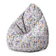 Puf Pearshape Farebná lúka-S-Velvet