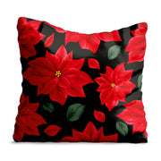 Polštář December a Poinsettia-Velvet