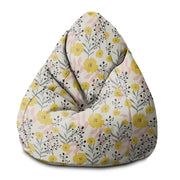Puf Pearshape Žlutý Narcis-S-Velvet