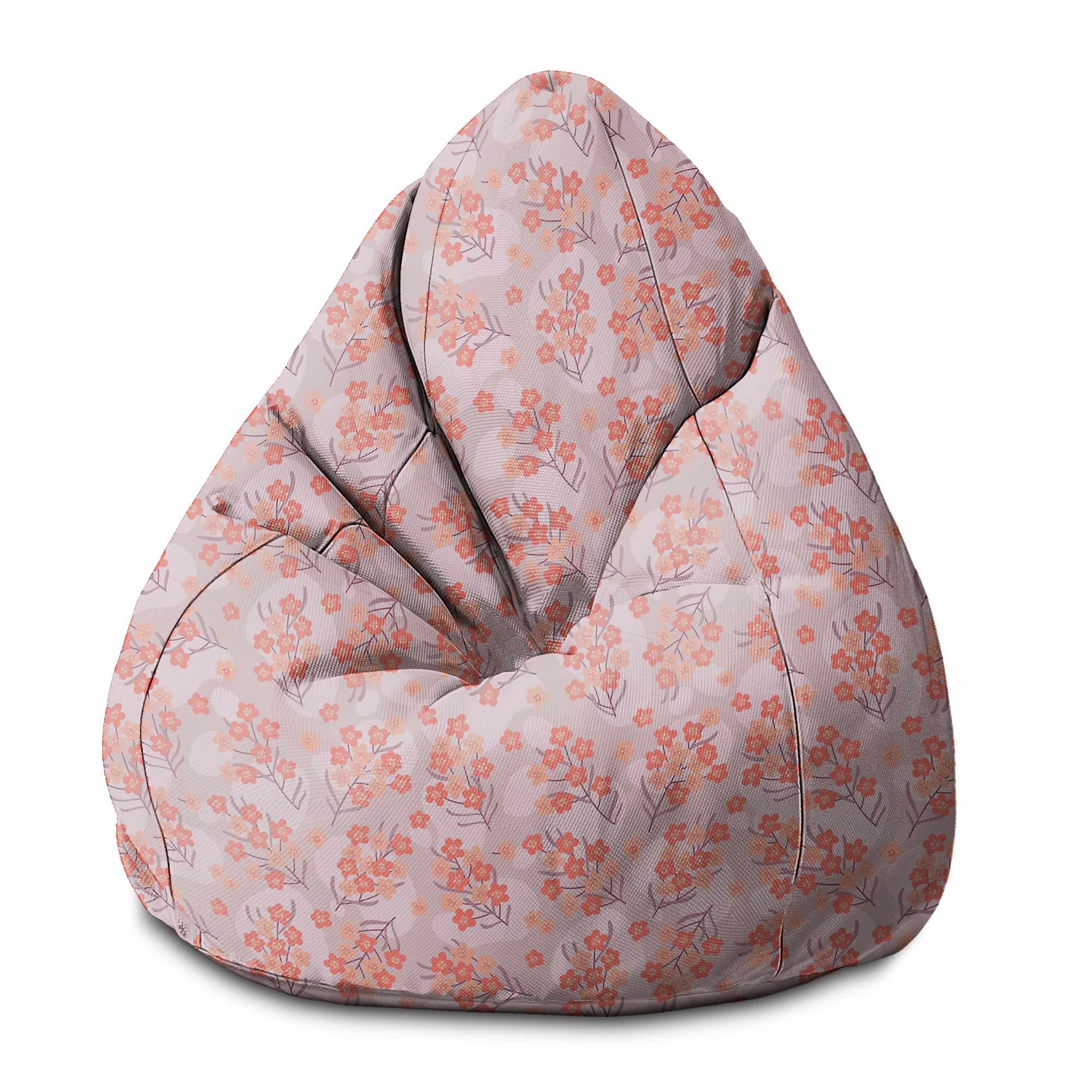 Puf Pearshape Summer Garden-S-Velvet