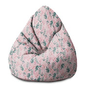 Puf Pearshape Vzor sladkých listov-M-Zamat