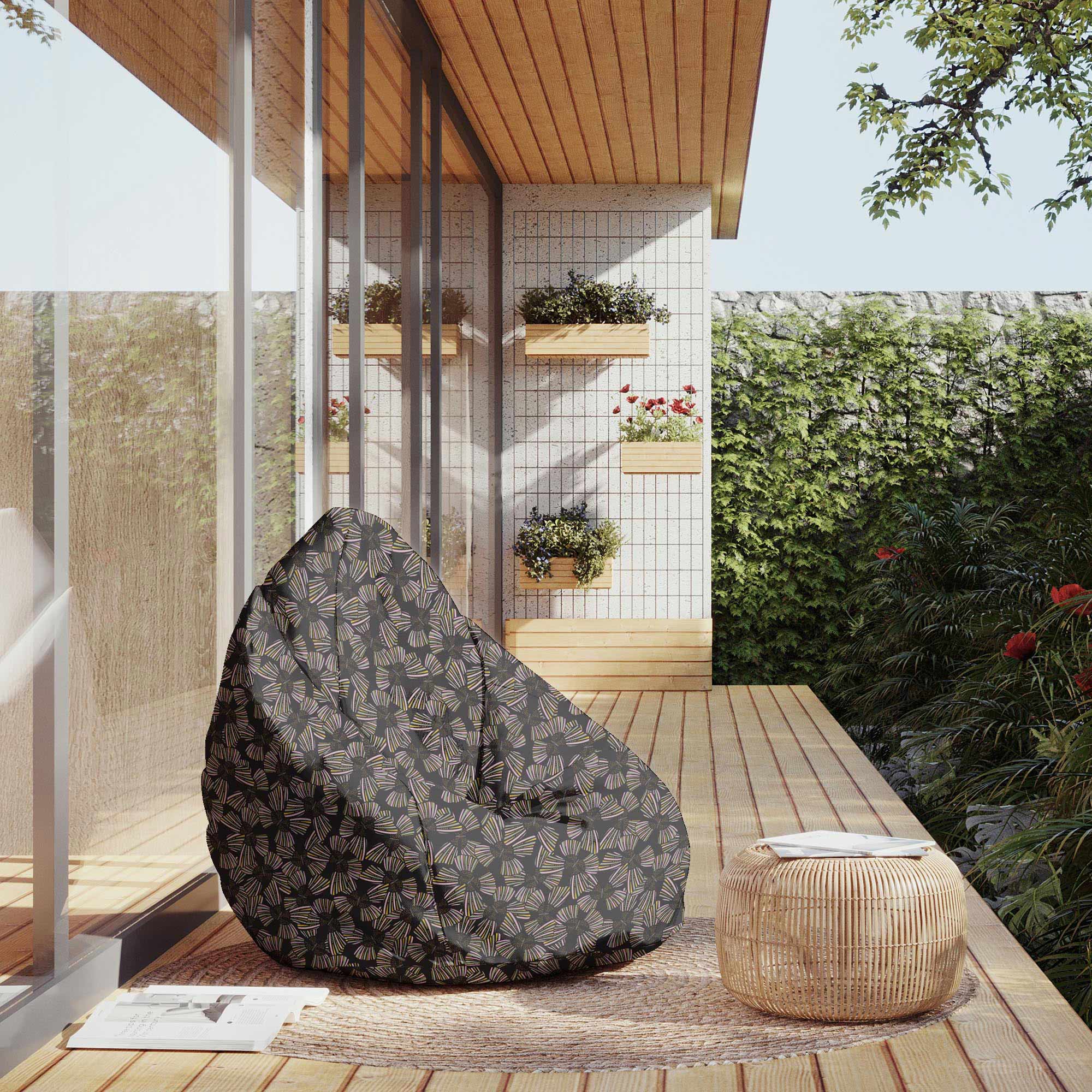 Puf Pearshape Moderný Abstraktný Vzor