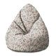 Puf Pearshape Peach Tones Flowers-M-Oxford