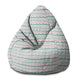 Puf Pearshape Čiary a bodky