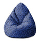 Pearshape Pouf Waves on-M-Oxford