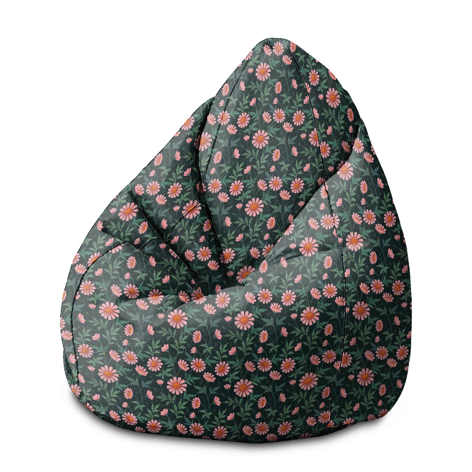 Puf Pearshape Margarétka-S-Oxford