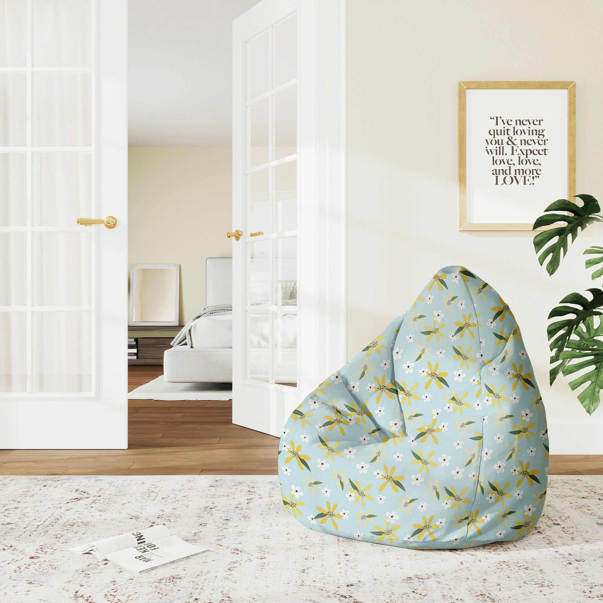 Pearshape Pouf Summertime