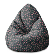 Puf Pearshape Romantic Flowers-S-Velvet