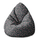 Puf Pearshape Romantické kvety