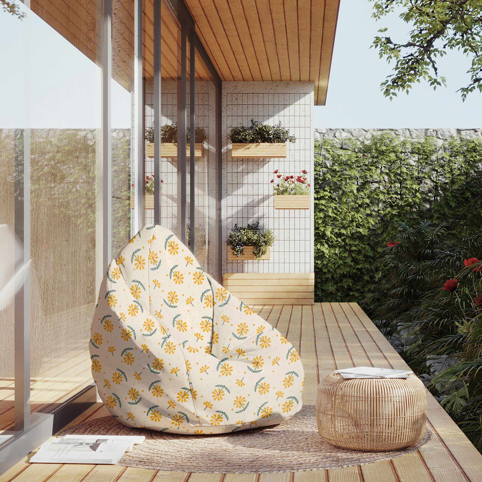 Sitzsack Birnenform Süßer Sommermorgen-M-Oxford