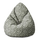 Puf Pearshape Biele bobule na olivách-M-Zamat