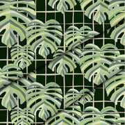 Monstera Leaves Grid