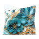 Polštář Watercolor Flowers - sametový