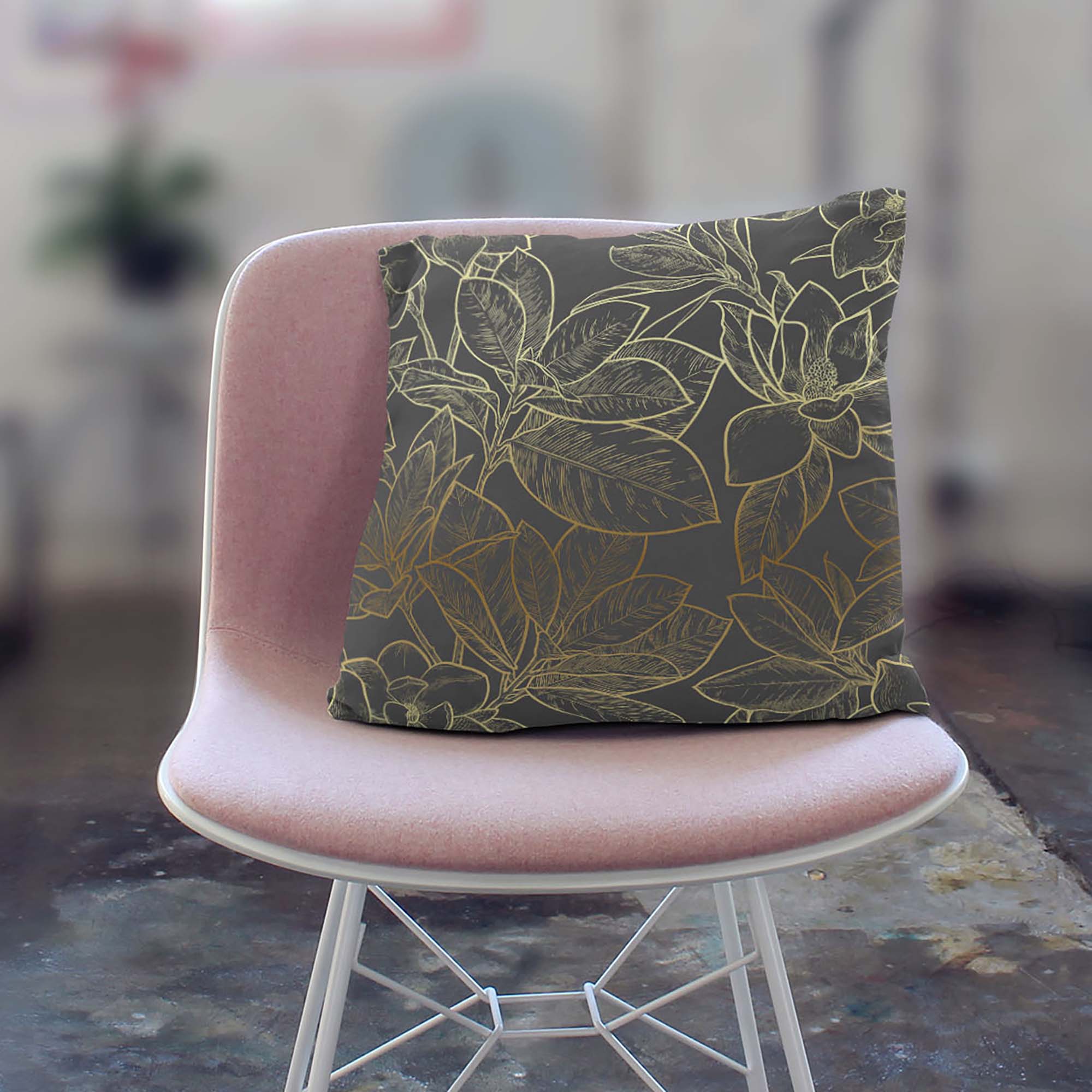 Vankúš Gold Leaf Pattern