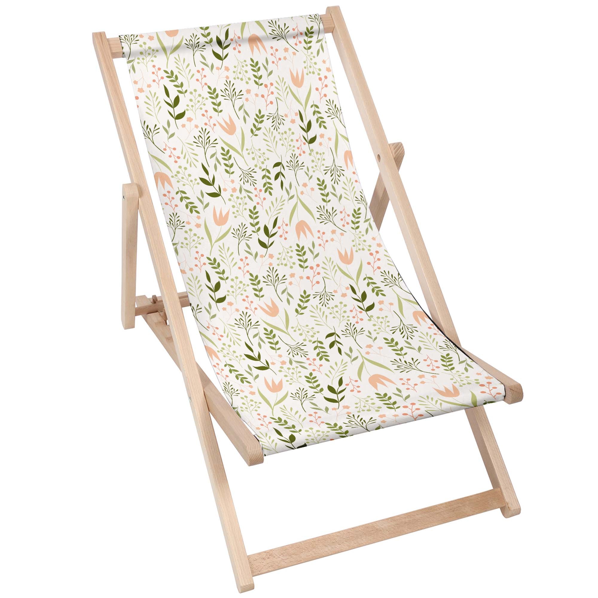 Wooden Deck Chair Warm Morning-M