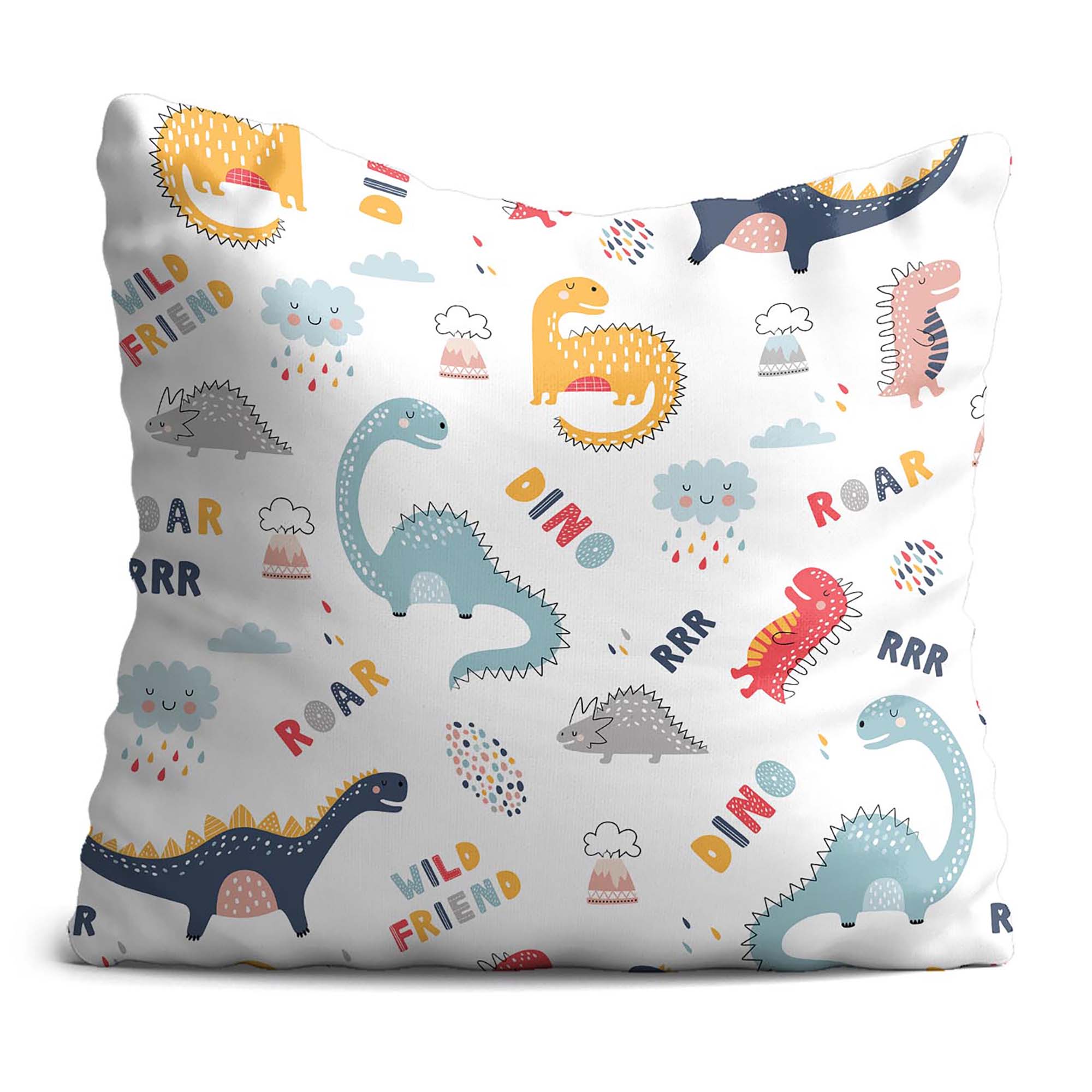 Funny Kids Dinosaurs Pillow-Panama