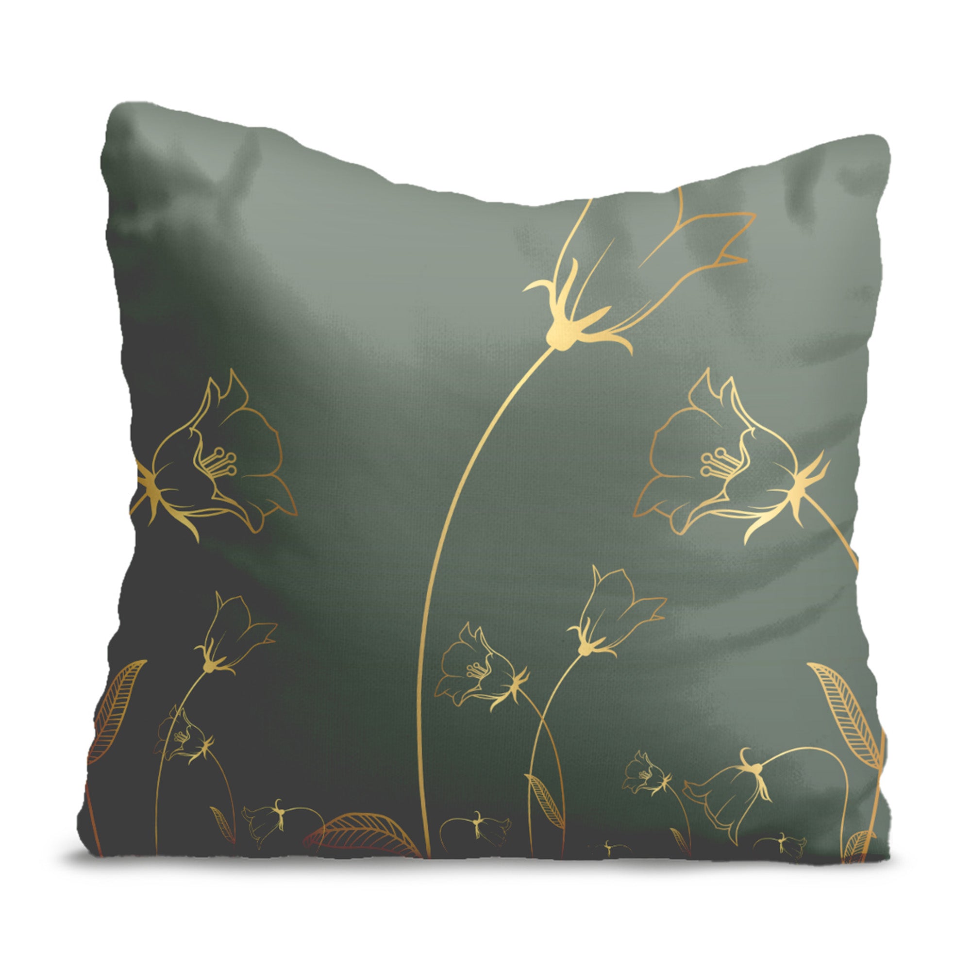 Kissen Gravur Botanisches Muster-Oxford