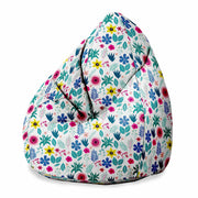 Puf Pearshape Kvetiná elegancia -S-Velvet