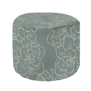 Okrúhly puf podnožka Floral Elegant
