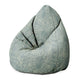 Puf Pearshape kvetinové elegantné listy-zamat
