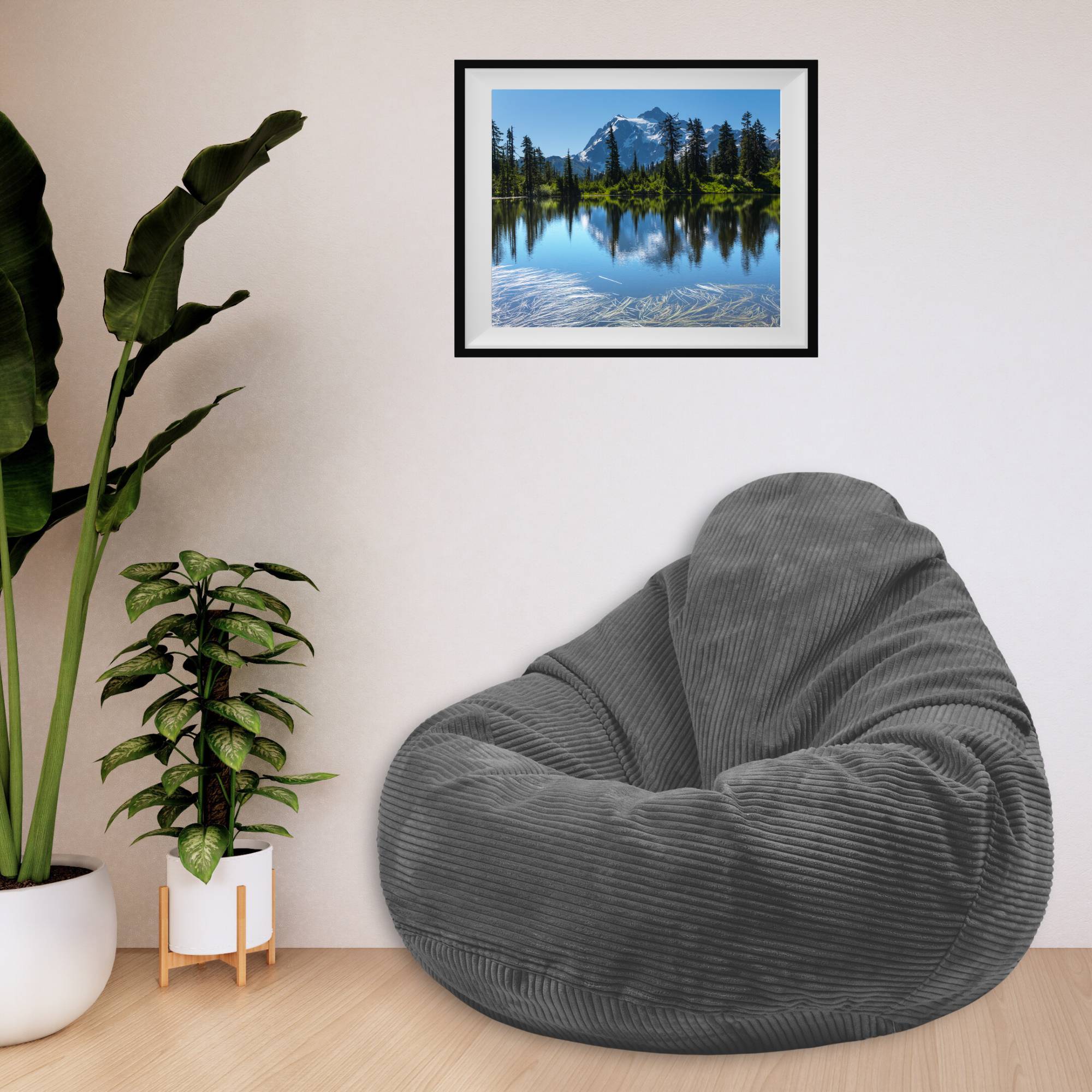 Puf Paradise Žulová Sivá-S