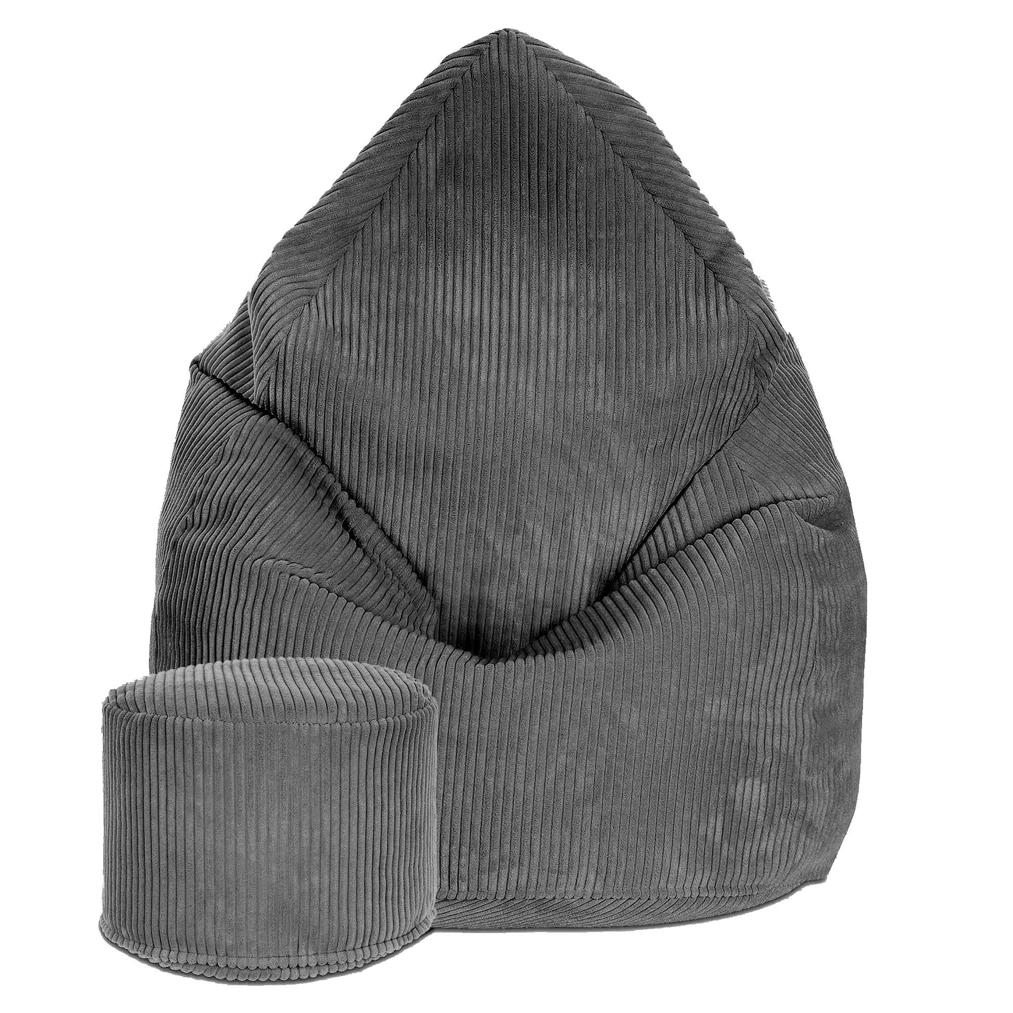 Okrúhly puf podnožka Lincoln Granite Gray-M