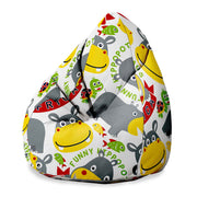 Sitzsack Pearshape Glückliches Nilpferd