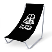 Kovové ležadlo I'm your Father Black