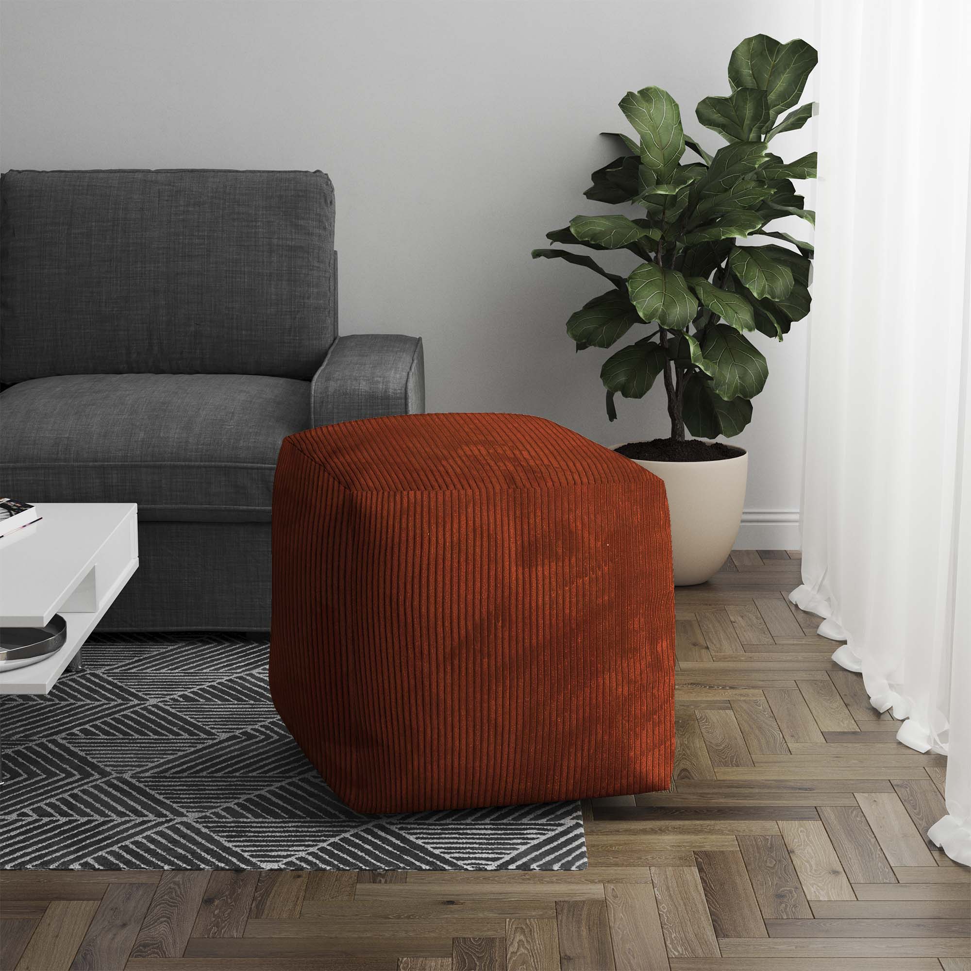 Puf Cube Indian Tan