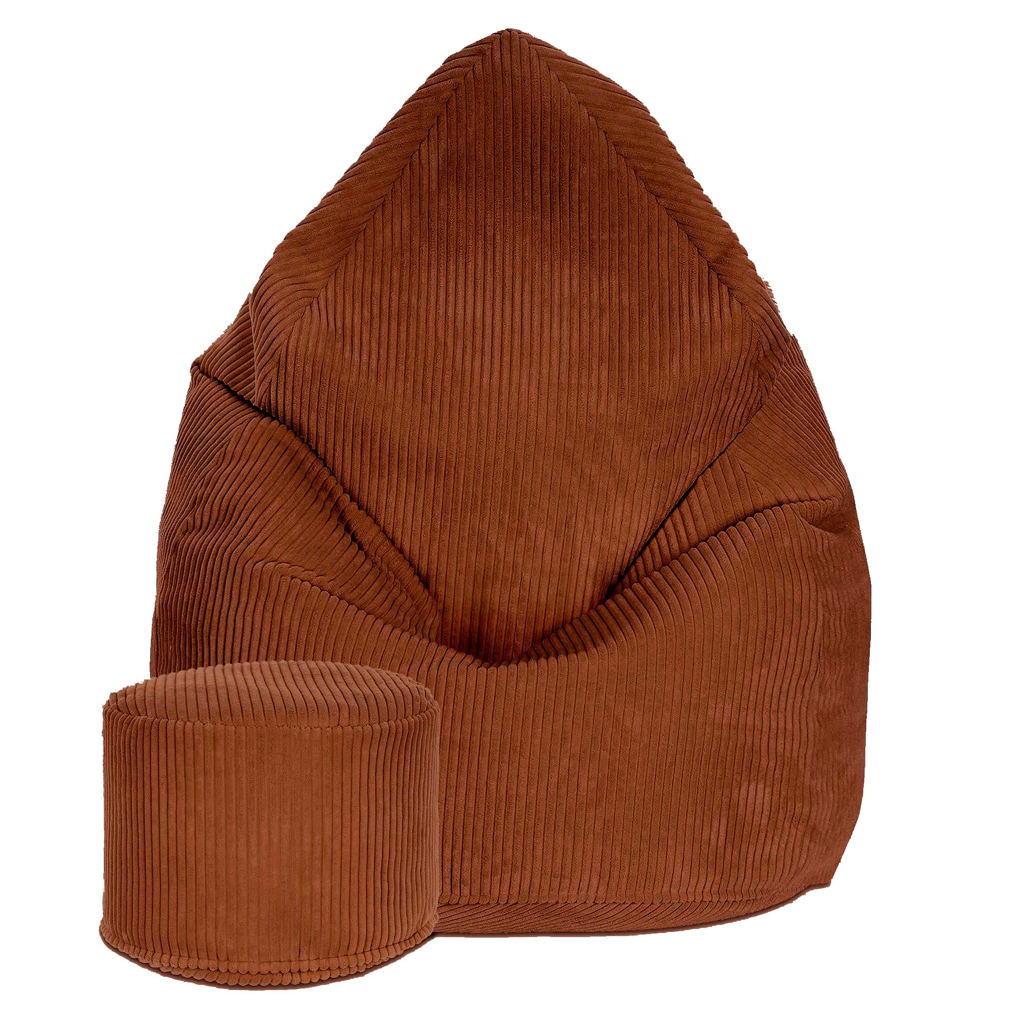 Okrúhly puf podnožka Lincoln Indian Tan