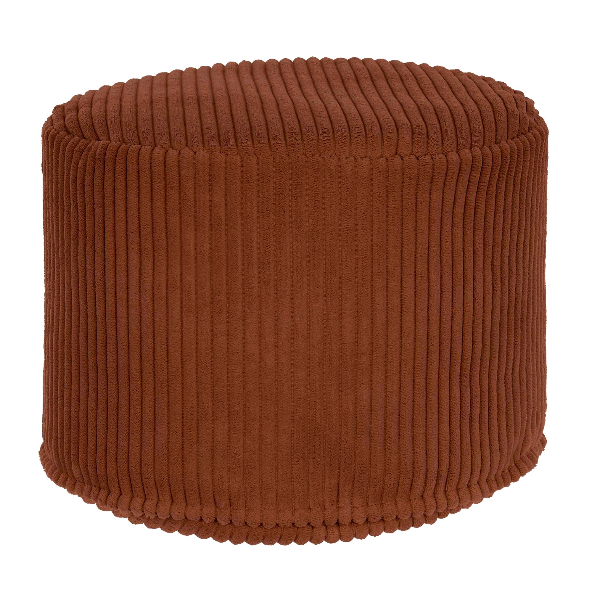 Okrúhly puf podnožka Lincoln Indian Tan-M